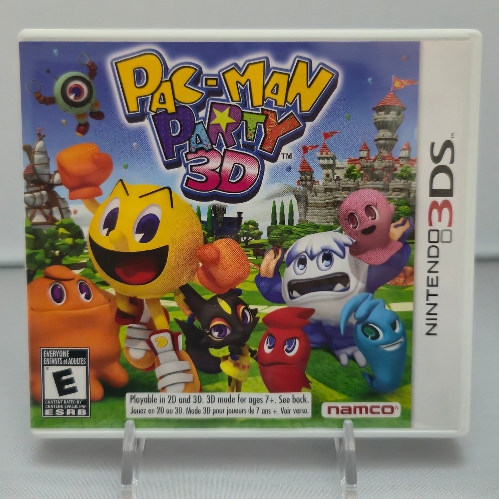 Pac-Man Party 3D 2011 - Nintendo 3DS - Authentic Complete CIB W/ Manual Tested